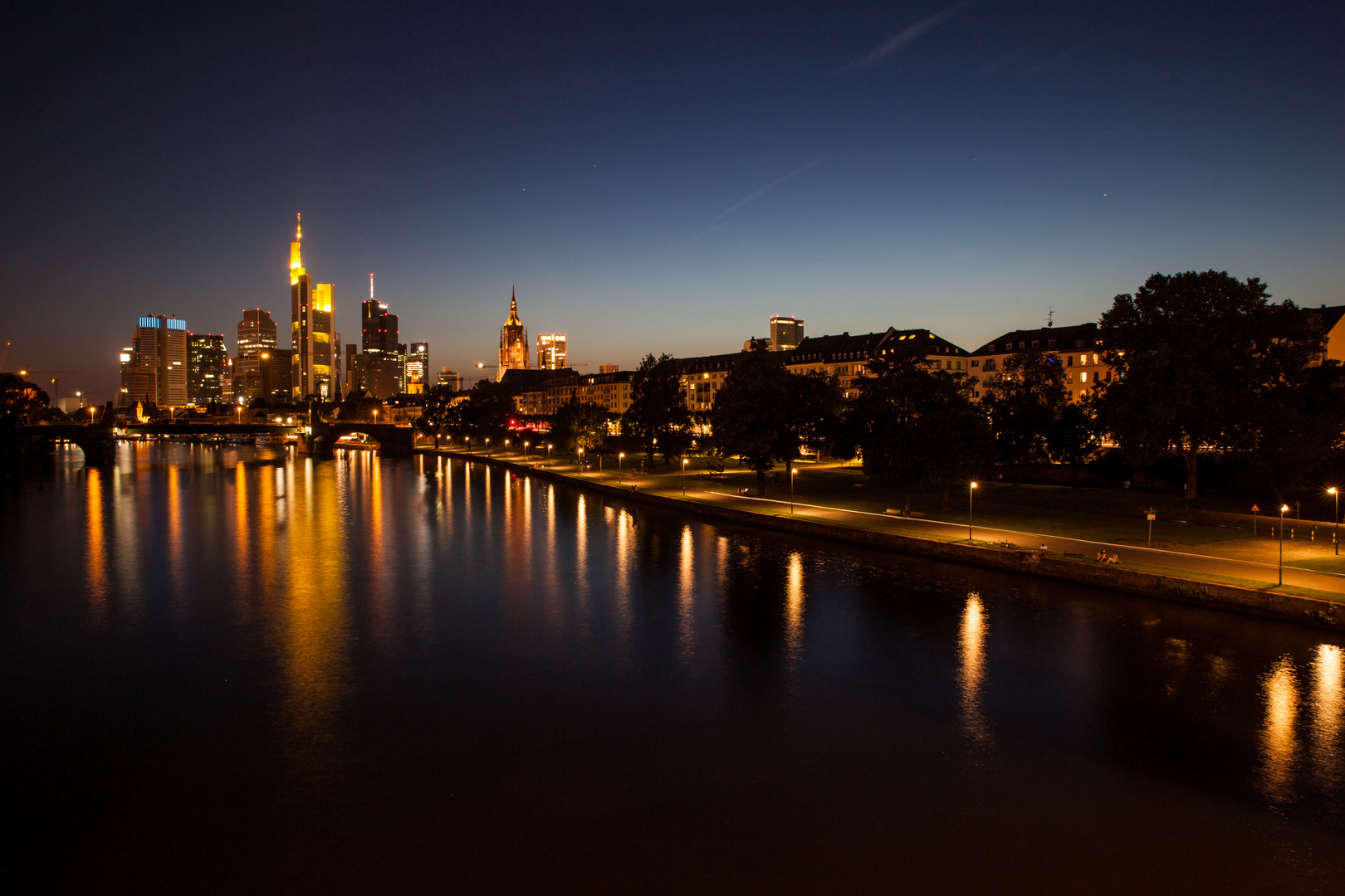 Sunset in Frankfurt