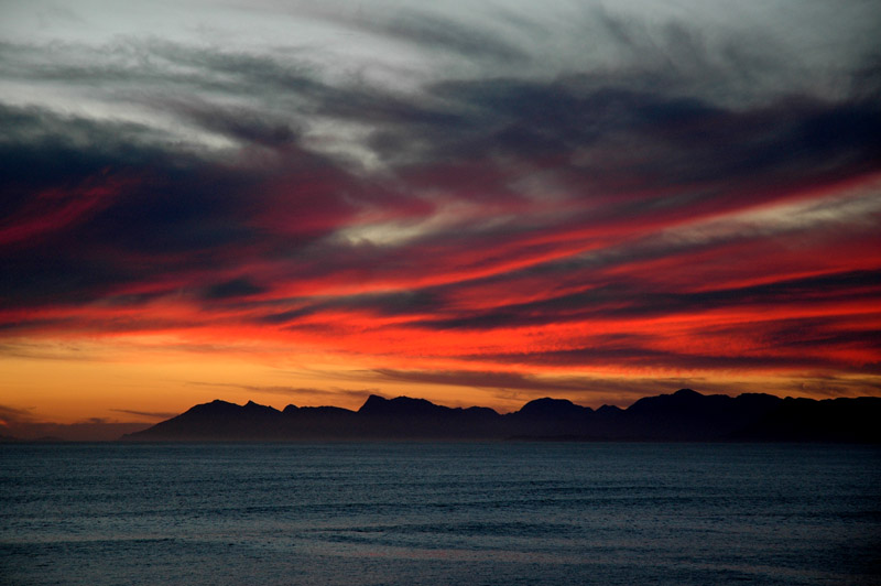 Sunset in Gaansbaai