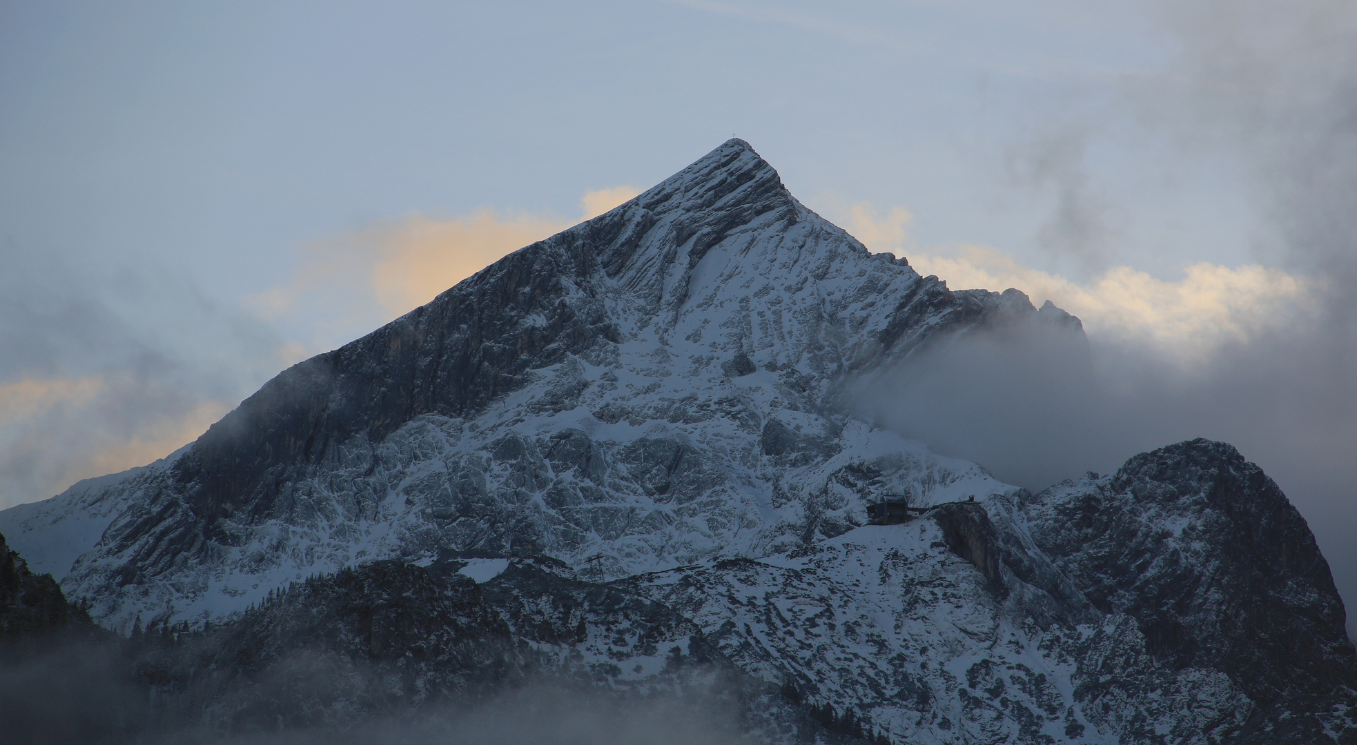 ....sunset in Garmisch...