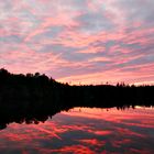 Sunset in Gislaved, Schweden