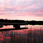 Sunset in Gislaved, Sweden