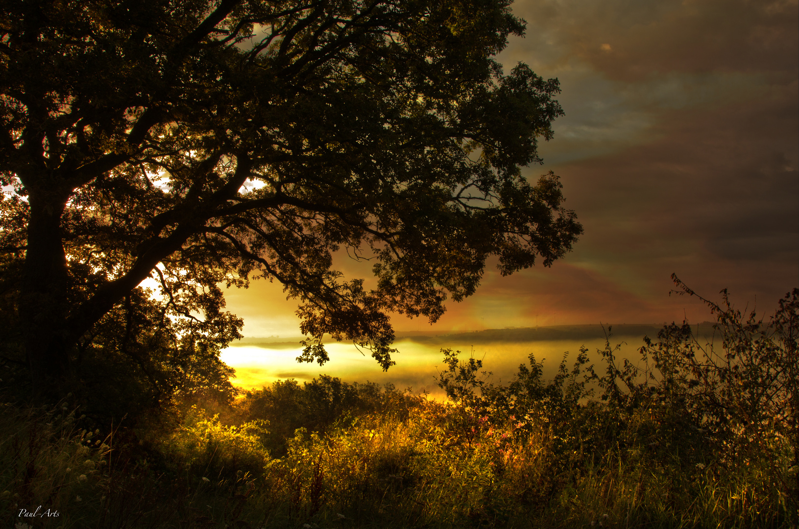 Sunset in Goesdorf (Luxemburg)