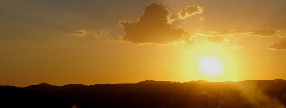 Sunset in grand canyon