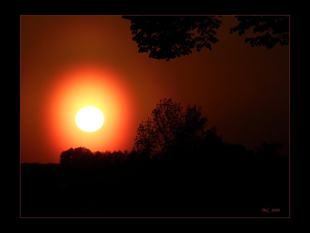 Sunset in Groß Steinum