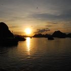 Sunset in HaLong