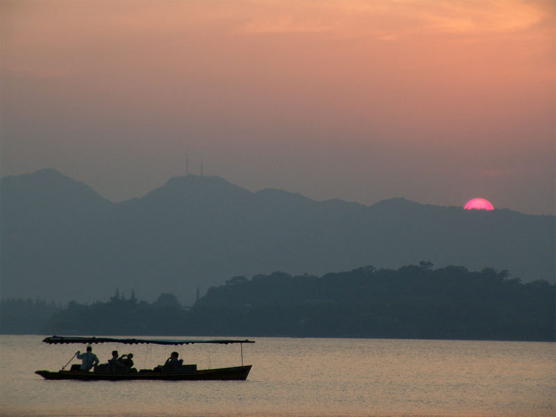 Sunset in Hangzhou