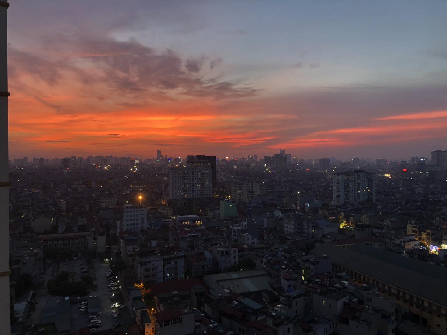 Sunset in Hanoi