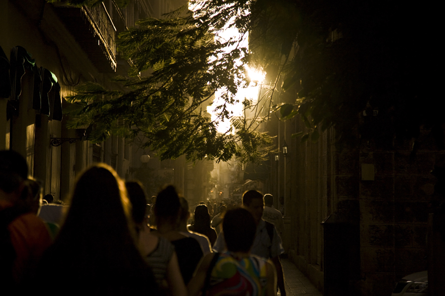 sunset in havana