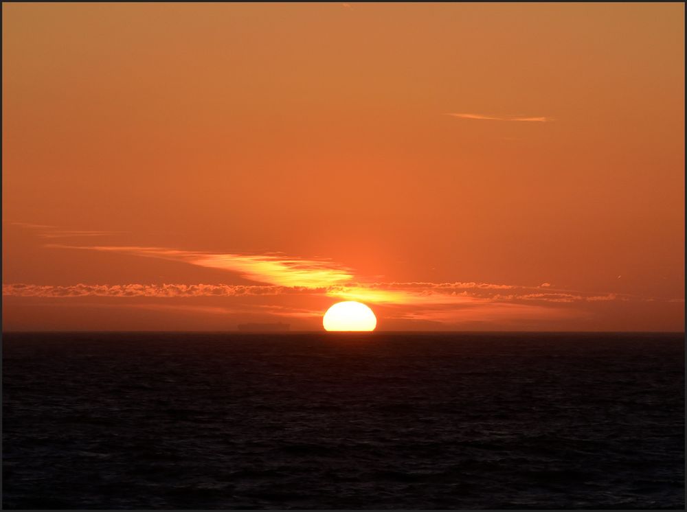 Sunset in Hirtshals