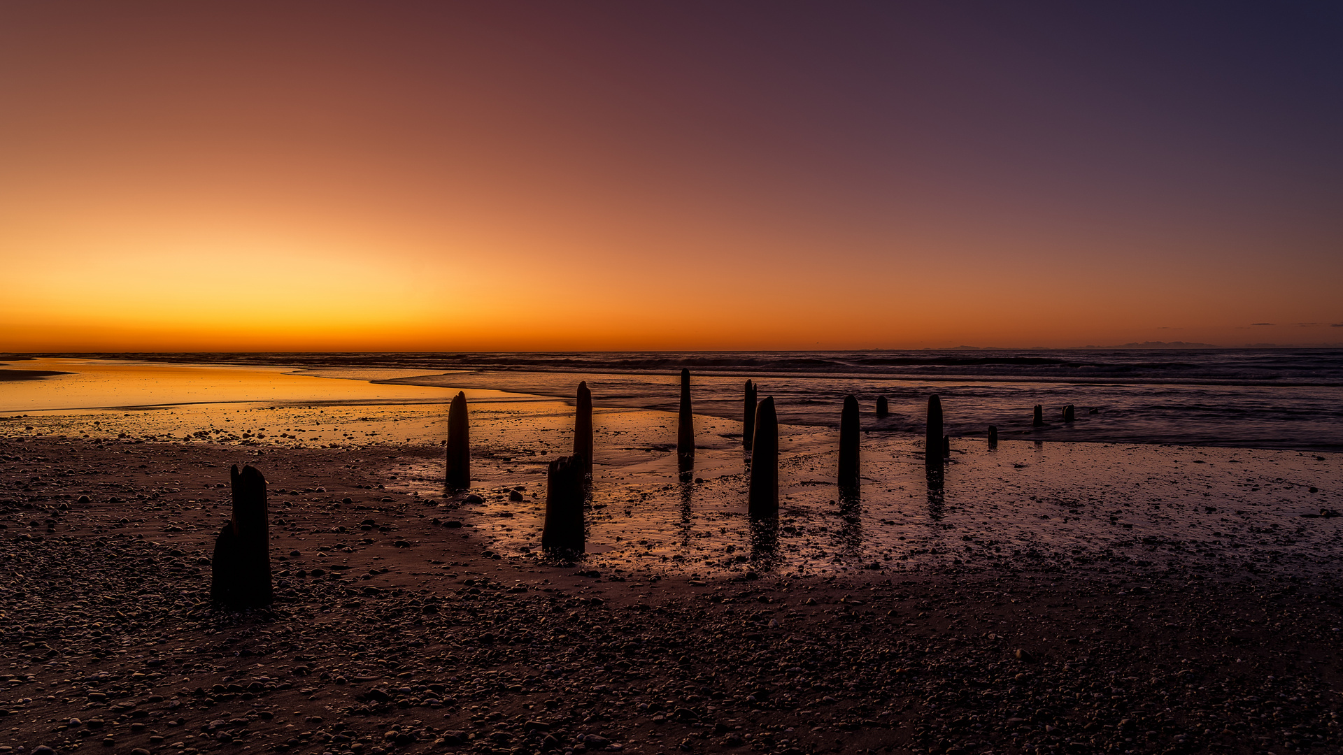 Sunset in Hokitika....