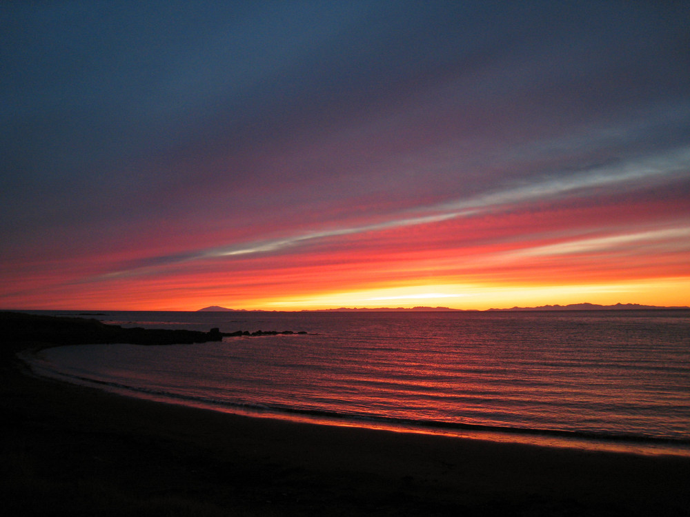 Sunset in Iceland