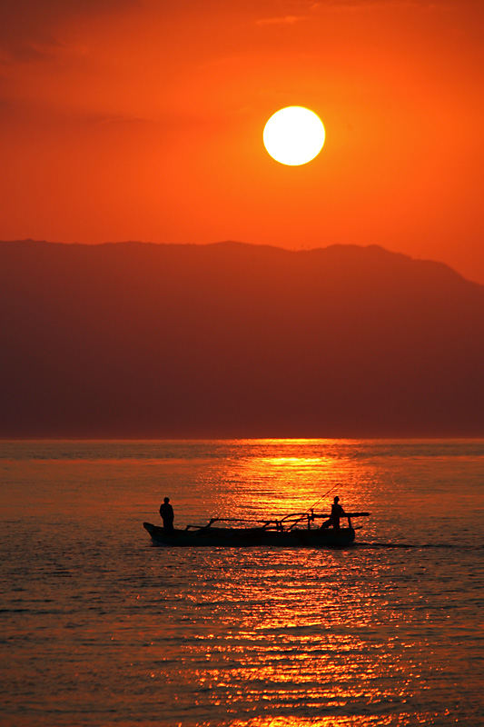 Sunset in Indonesia