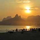 Sunset in Ipanema