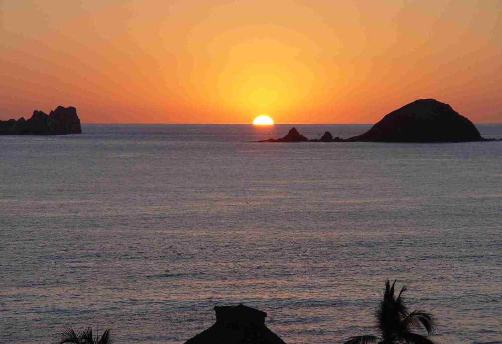 Sunset in Ixtapa, Mexico