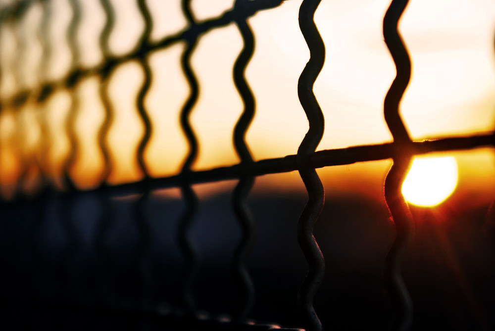 Sunset in jail