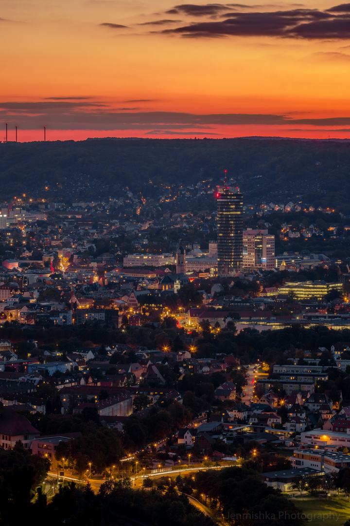 Sunset in Jena