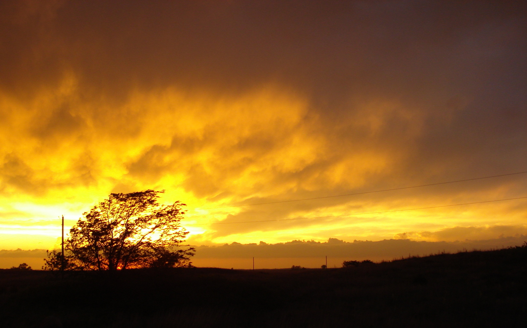 Sunset in Kansas