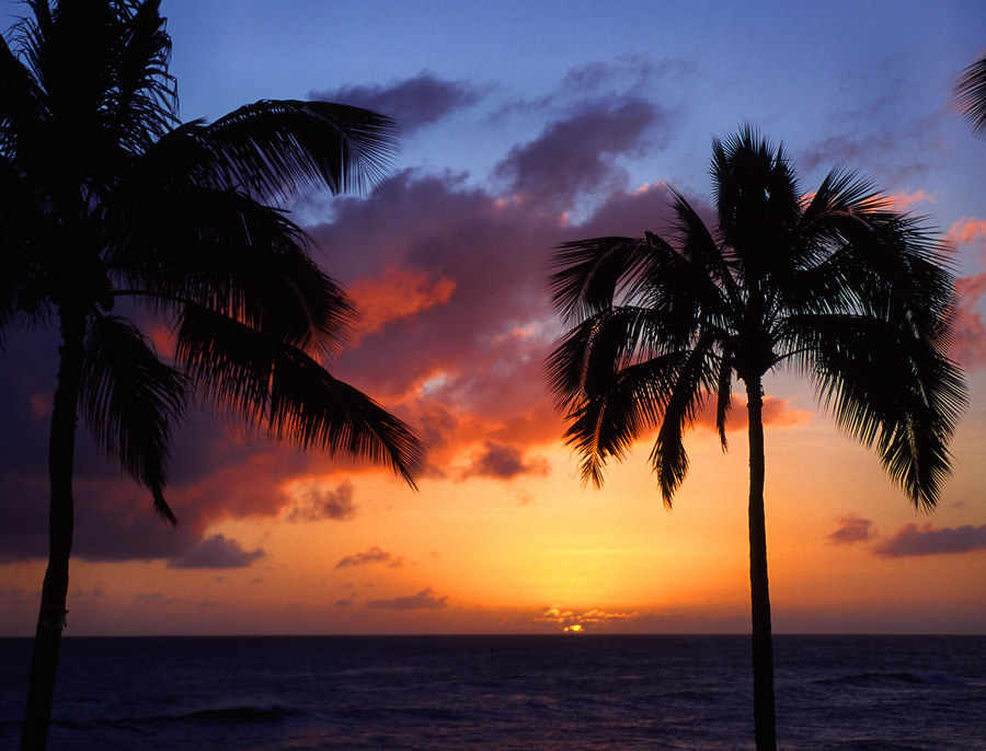 Sunset in Kauai