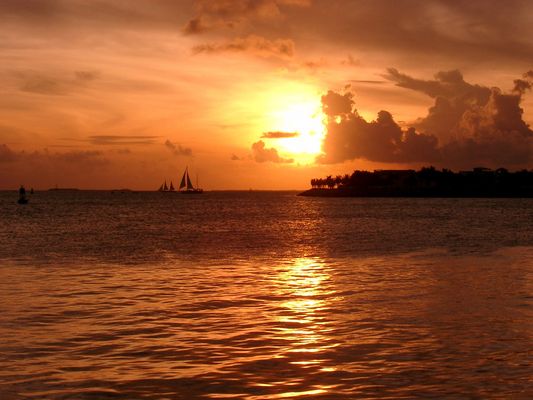 sunset in Key West