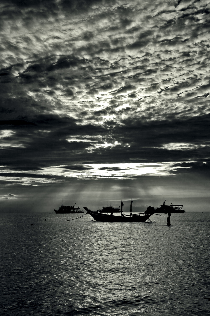 Sunset in Kho Tao, 2011