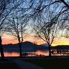 Sunset in Klagenfurt See