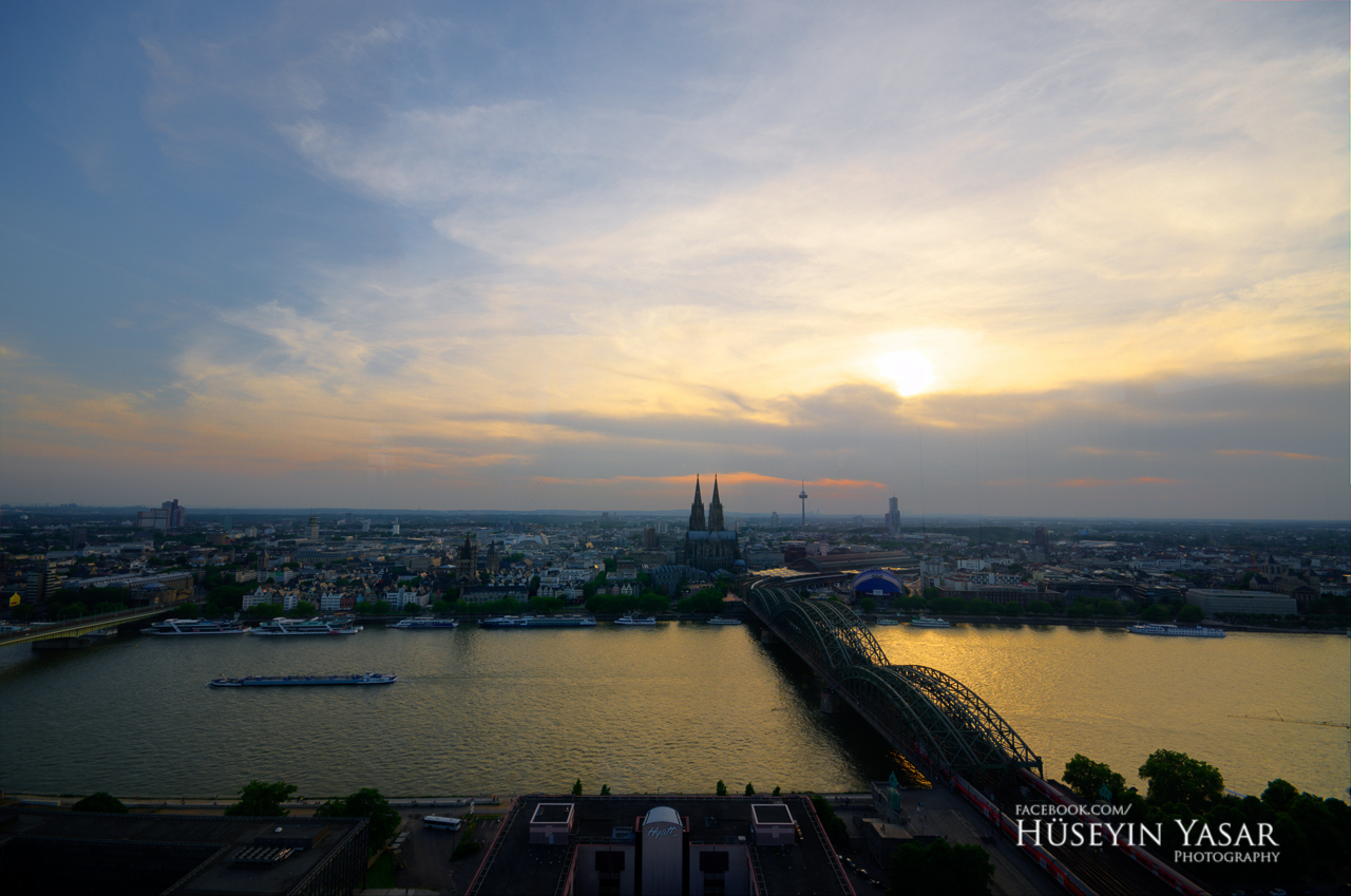 Sunset in Köln