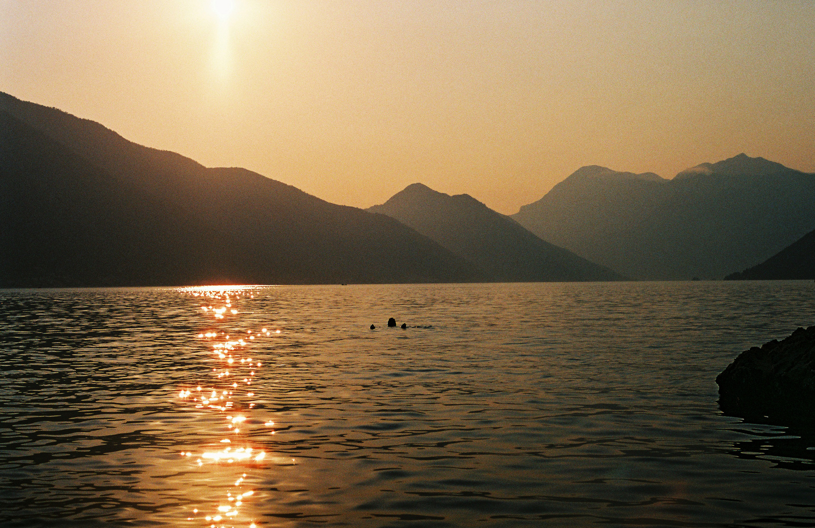 sunset in kotor