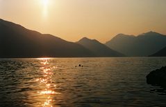 sunset in kotor