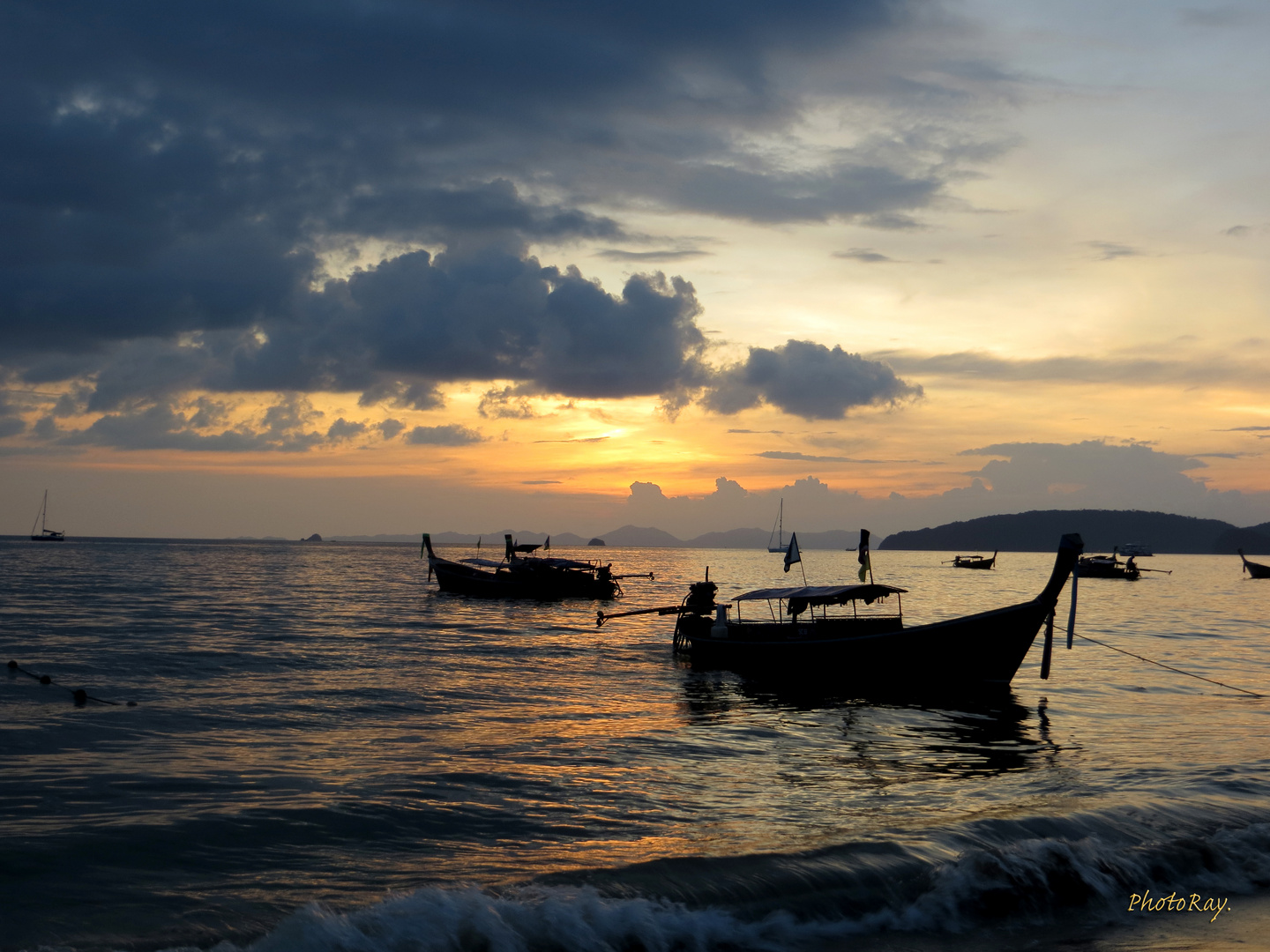 Sunset in Krabi.