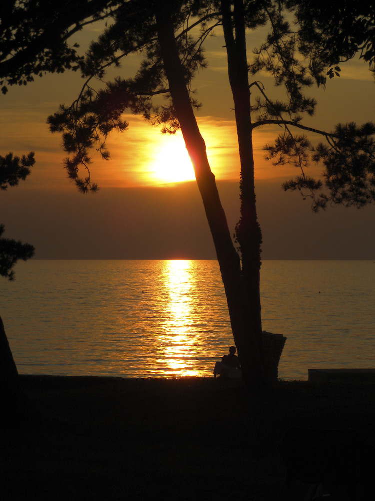 Sunset in Kroatien