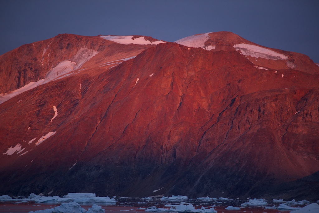 Sunset in Kullorsuaq 2