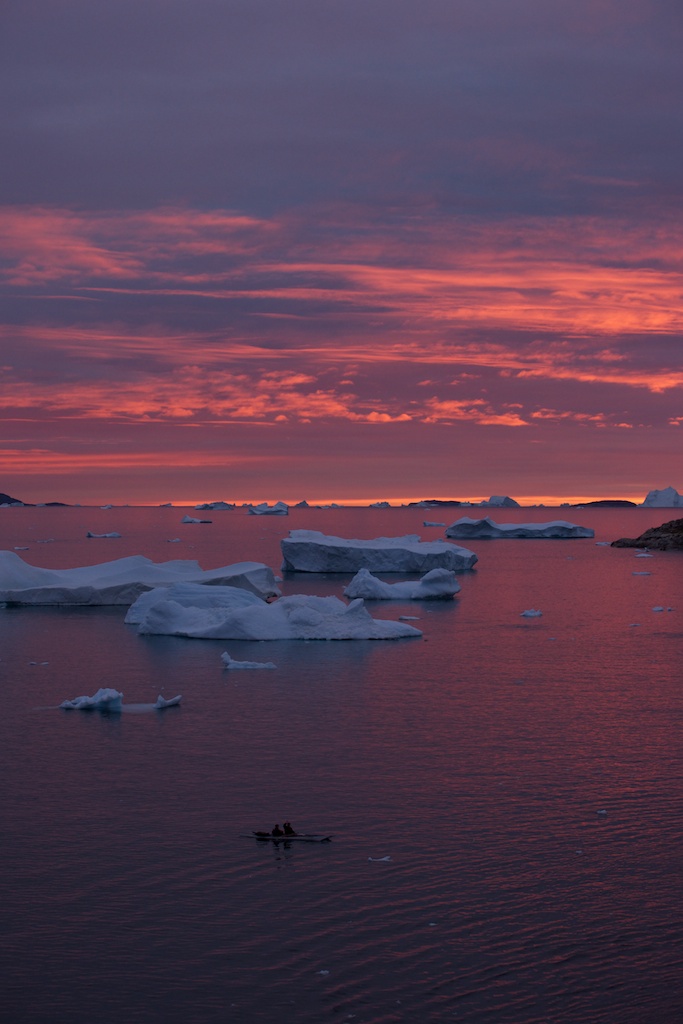 Sunset in Kullorsuaq