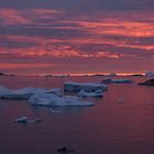 Sunset in Kullorsuaq