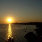 sunset in kusadasi