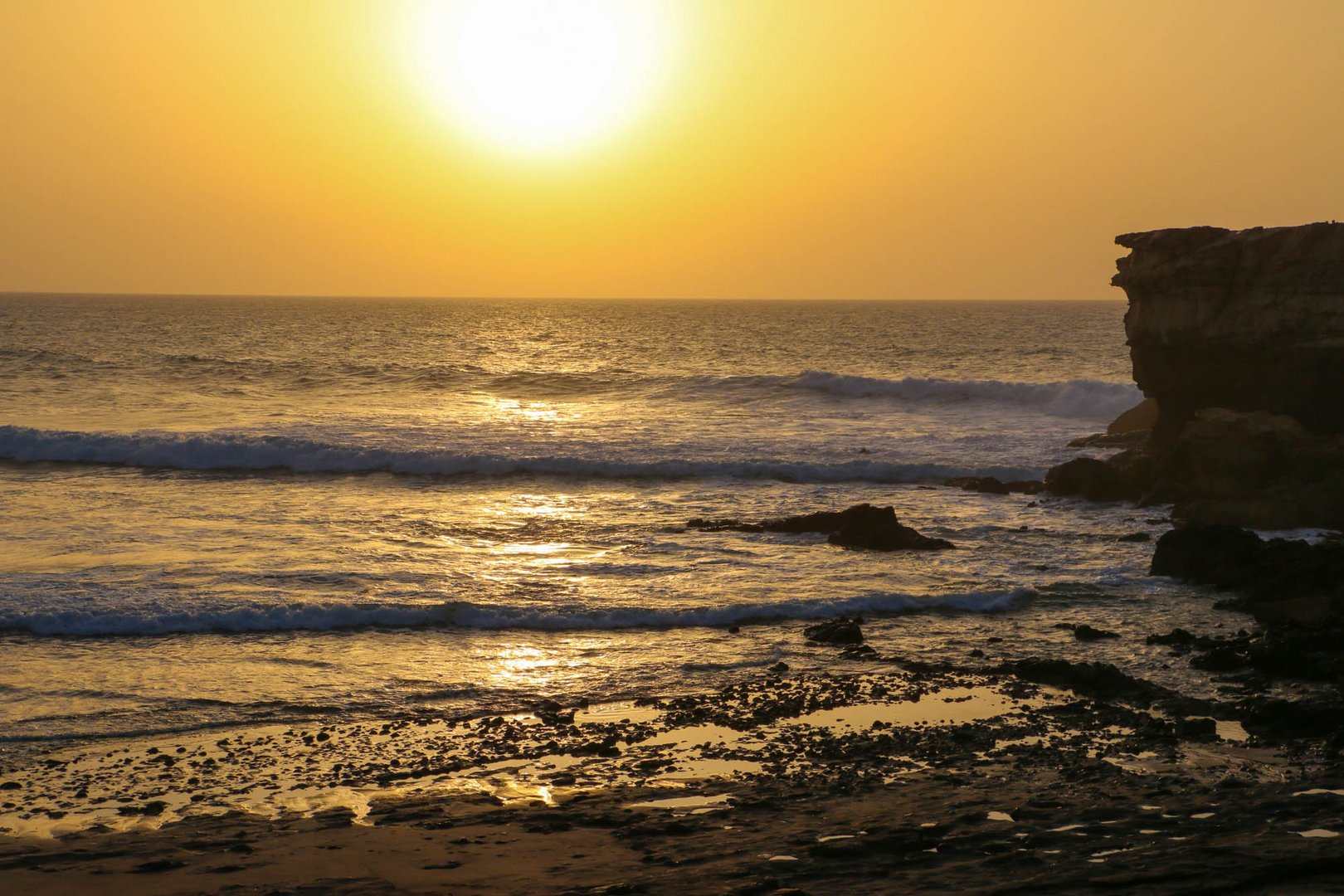 Sunset in La Pared