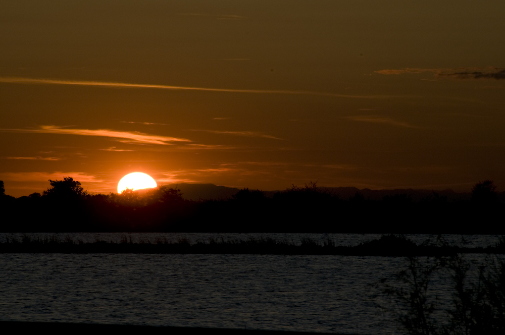 sunset in laguna di grado 2