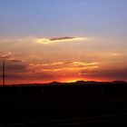 SUNSET IN LAKE HAVASU CITY AZ.