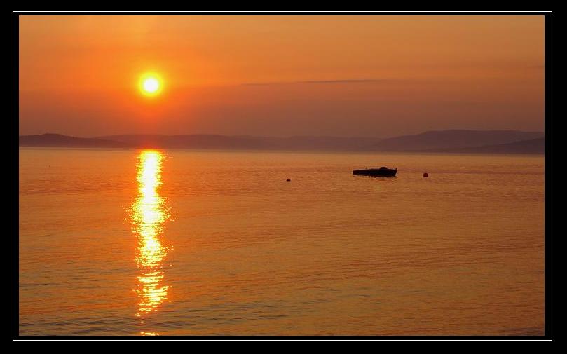 Sunset in Largs