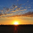 sunset in Lizzano (south Italy)