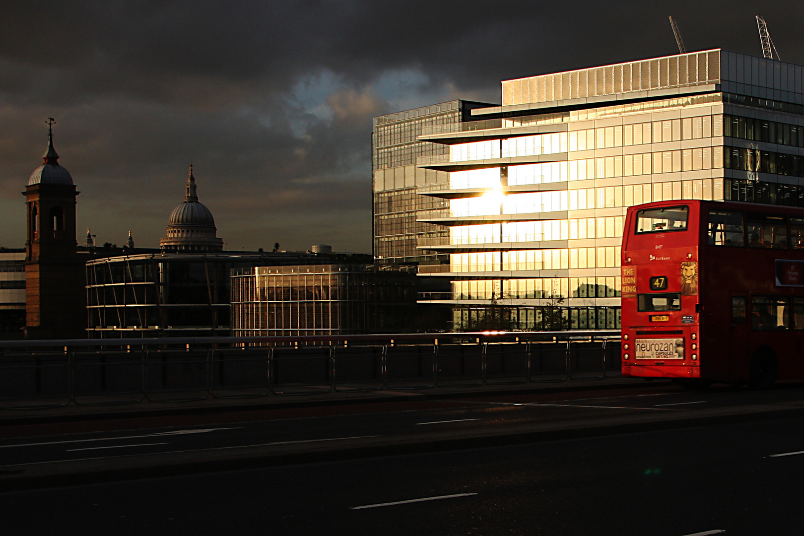 Sunset in London