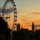 Sunset in London