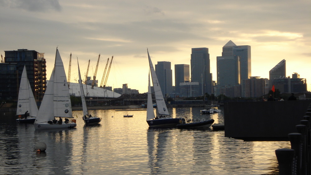 Sunset in London