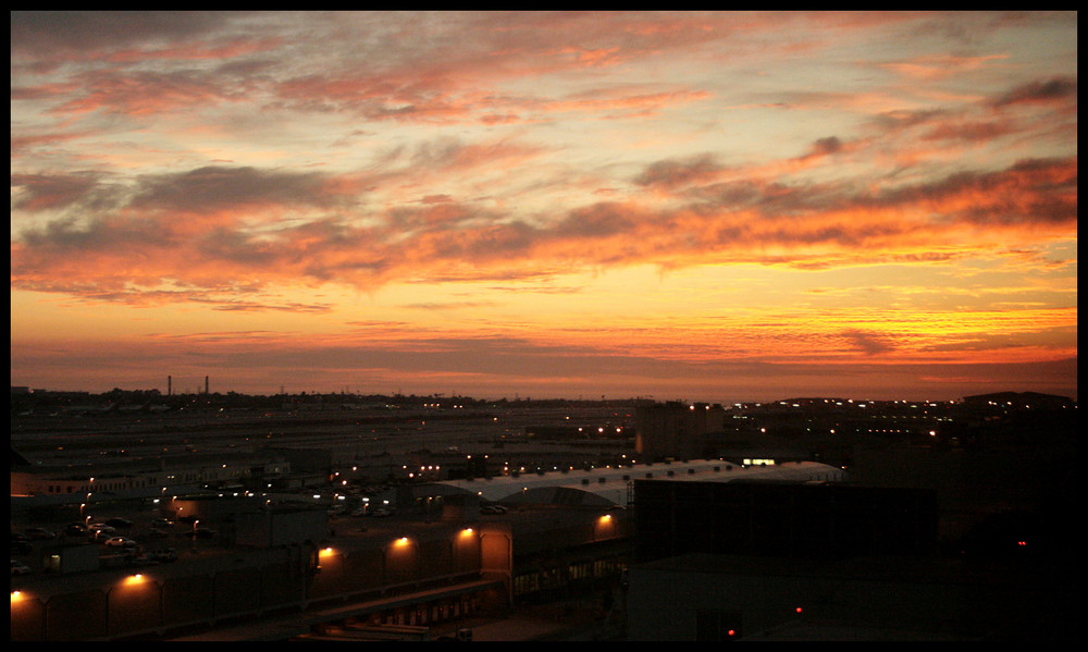 Sunset in Los Angeles (Airport)