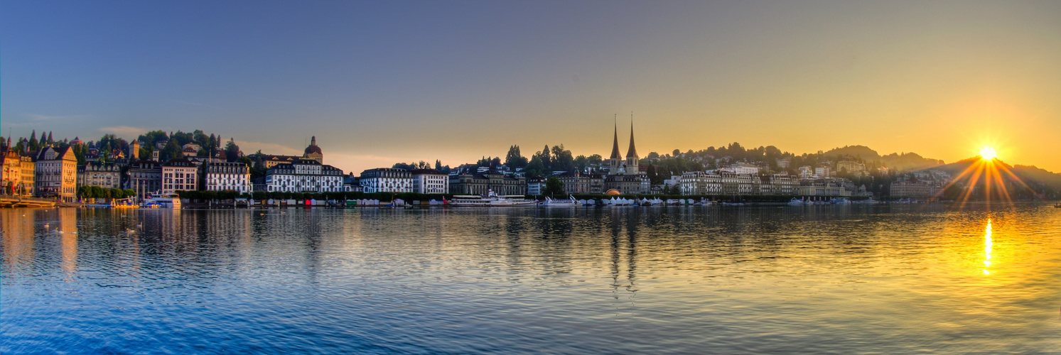 Sunset in Lucerne