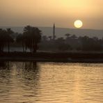 Sunset in Luxor