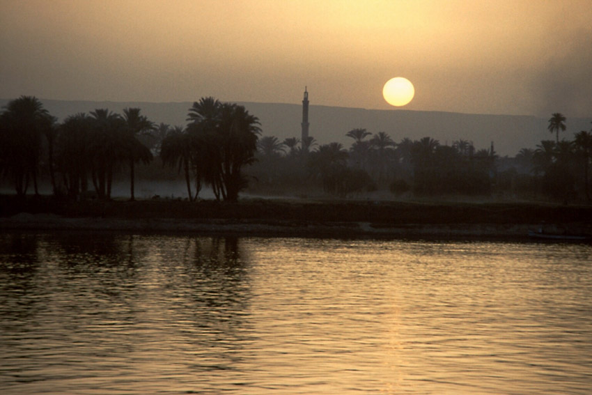 Sunset in Luxor