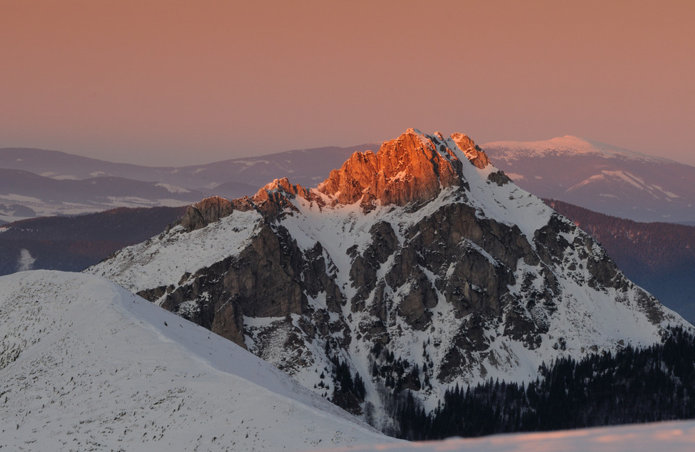 Sunset in Mala Fatra