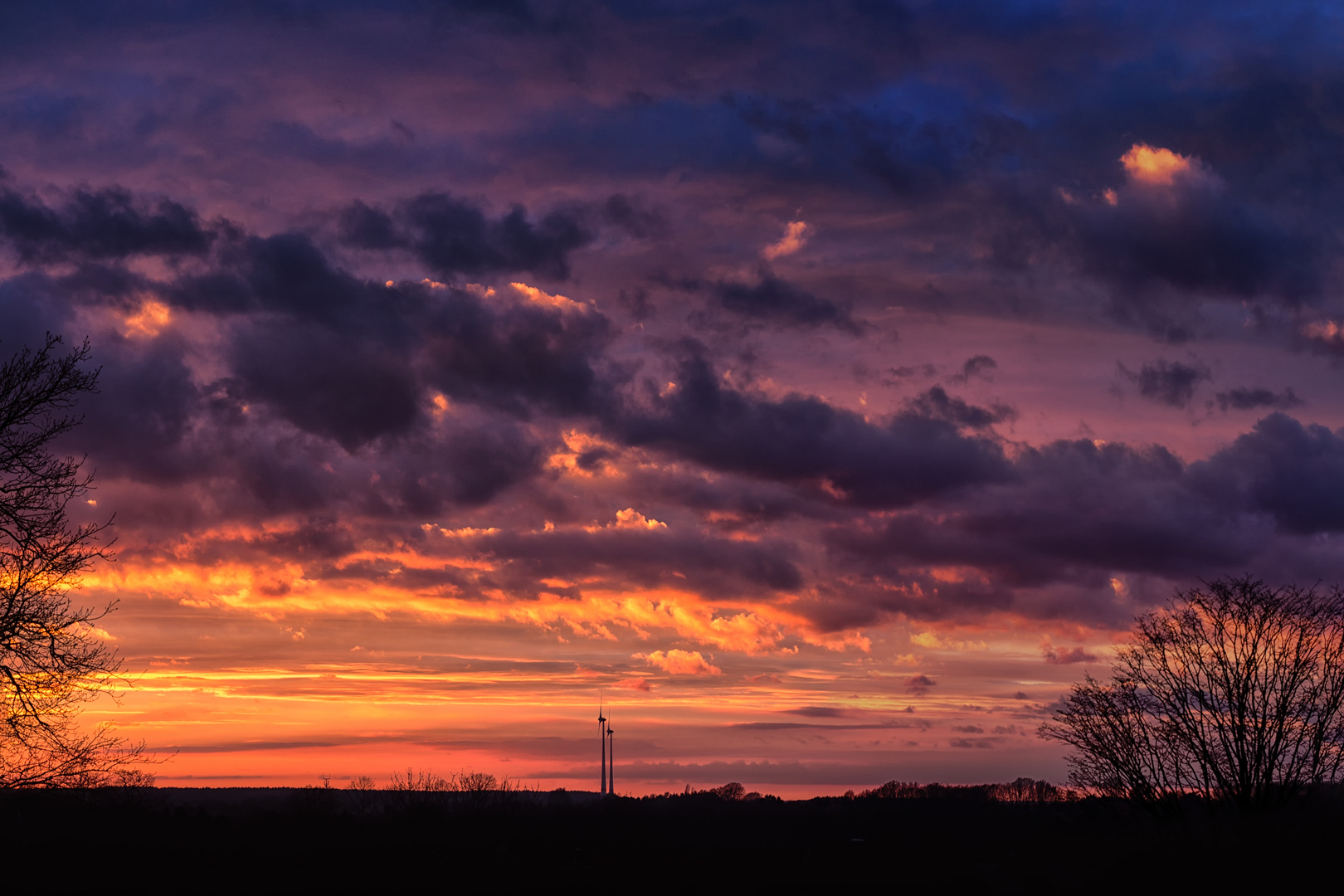 Sunset in March