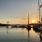 Sunset in Marina Piskera, Croatia