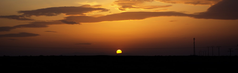 Sunset in Marokko